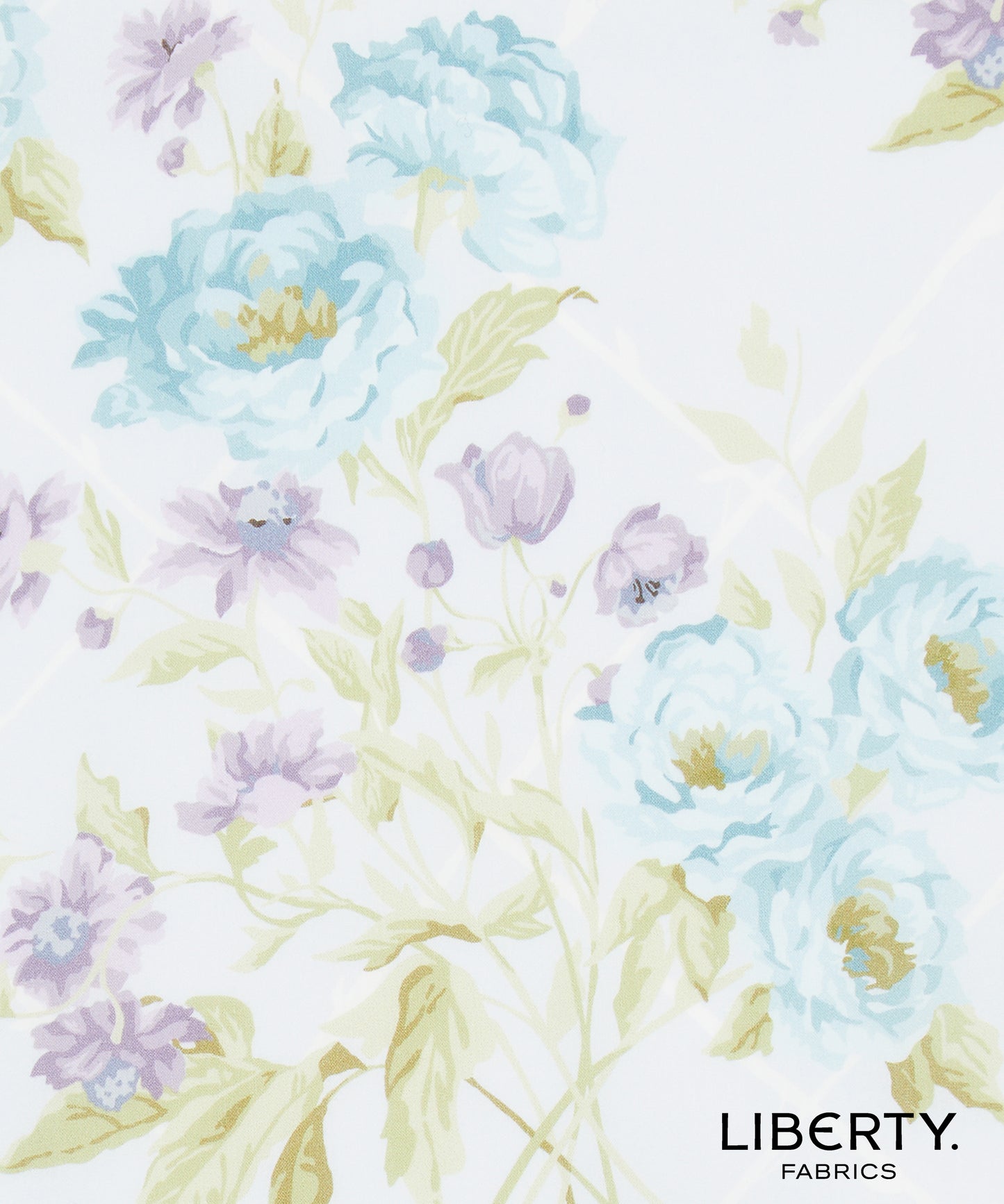 Blenheim Blue- Liberty Cotton Tana Lawn - Half Yard