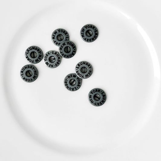 New York Laundry Metal Pantaloon 15MM Buttons - Vintage