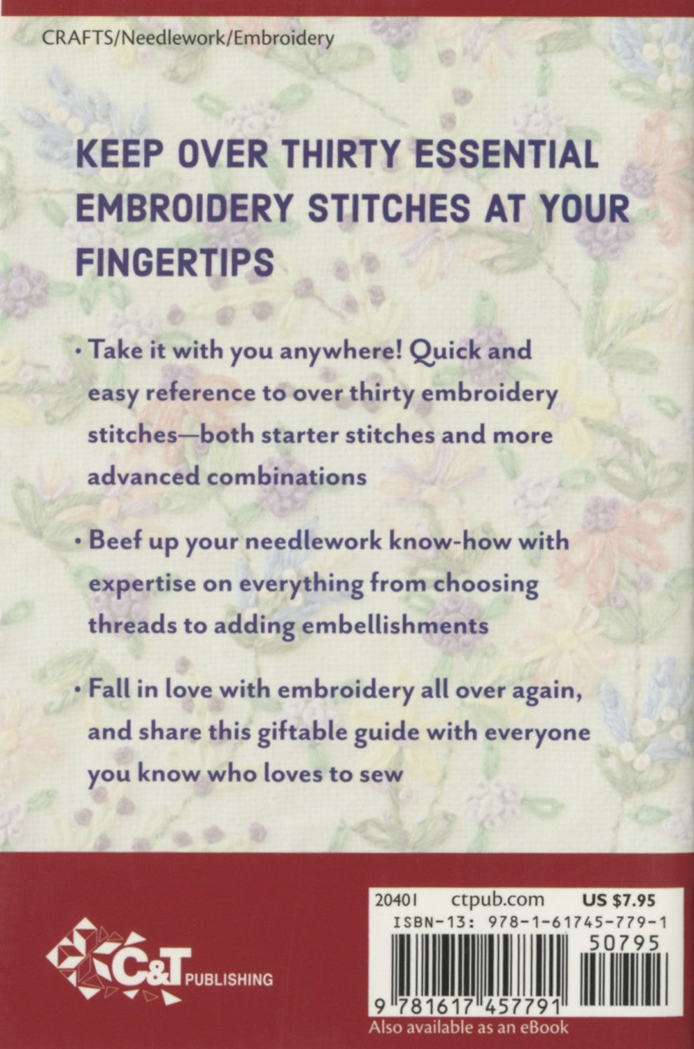Embroidery Stitching - Handy Pocket Guide