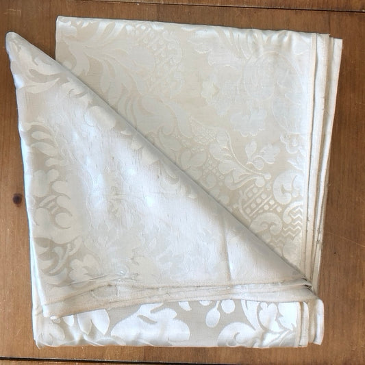 Mid Century Brocade Fabric - Vintage