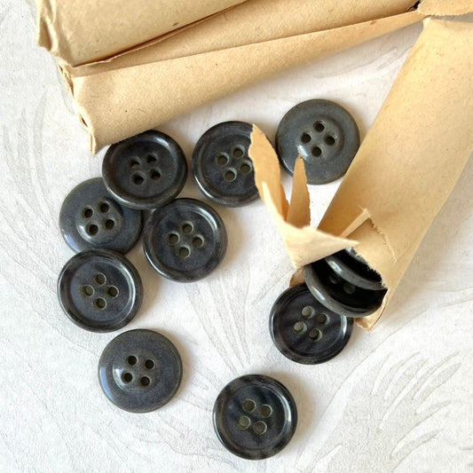 Taupe Grey ¾" Vintage Button