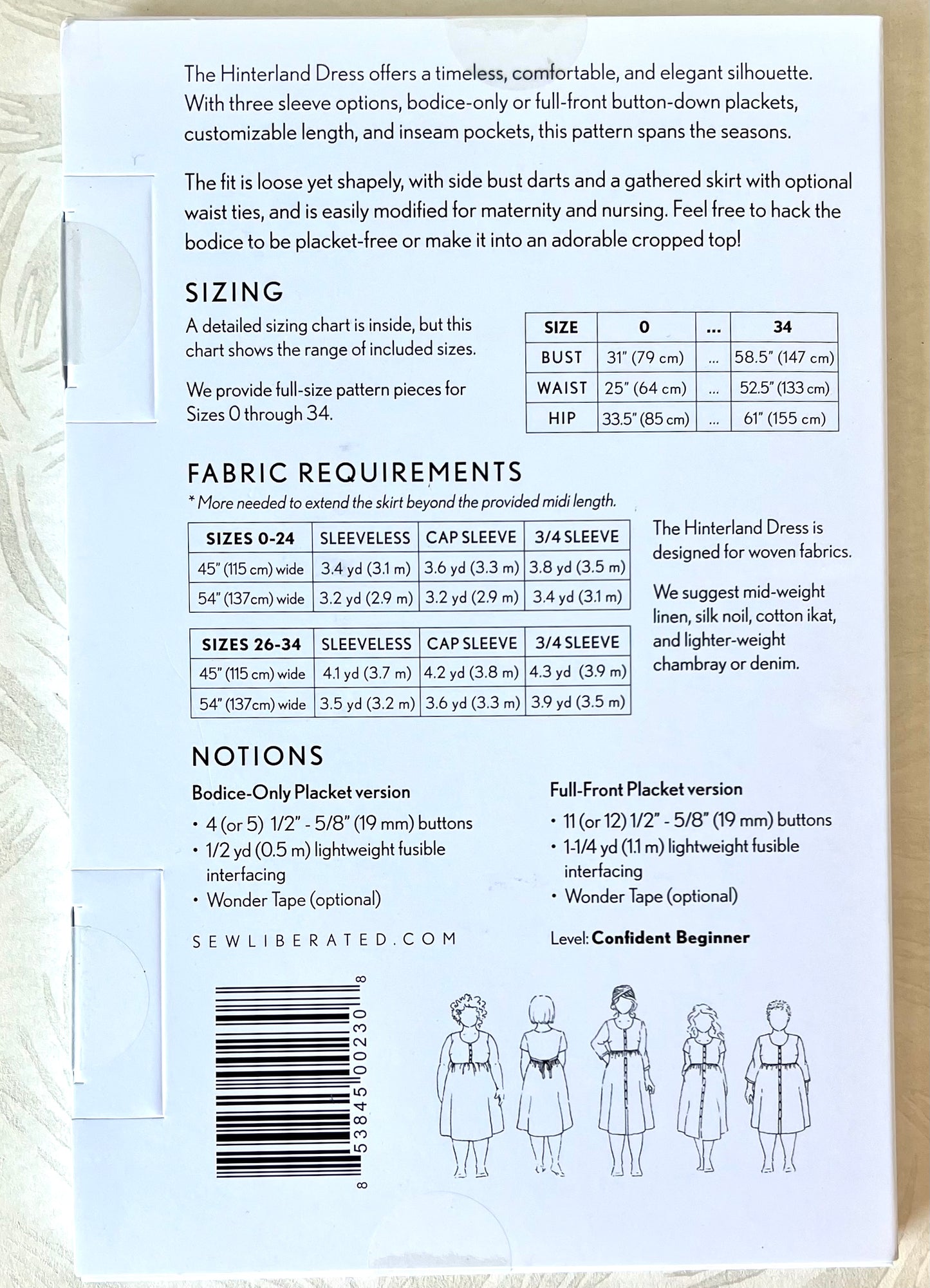 Hinterland Dress Pattern by Sew Liberated