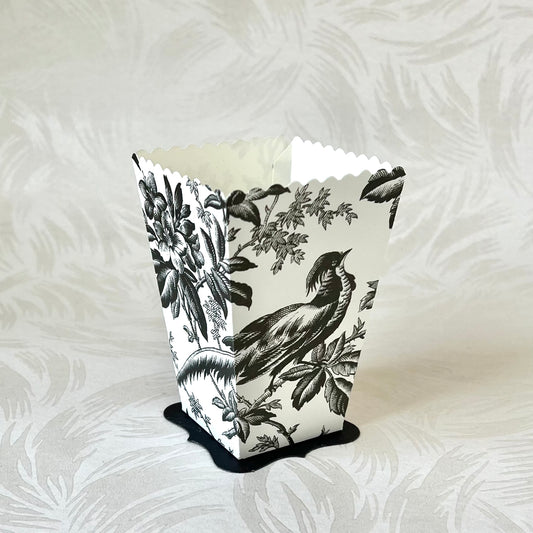 Floral Patterned Die-Cut Treat Baskets - Pair