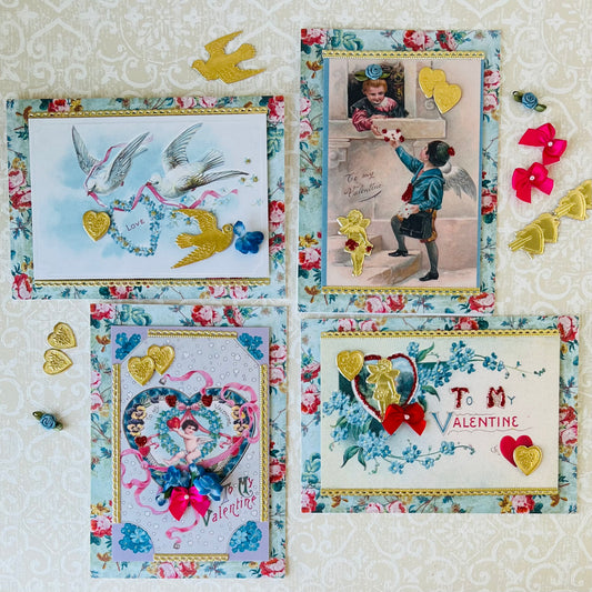 My Vintage Valentine Card Kit
