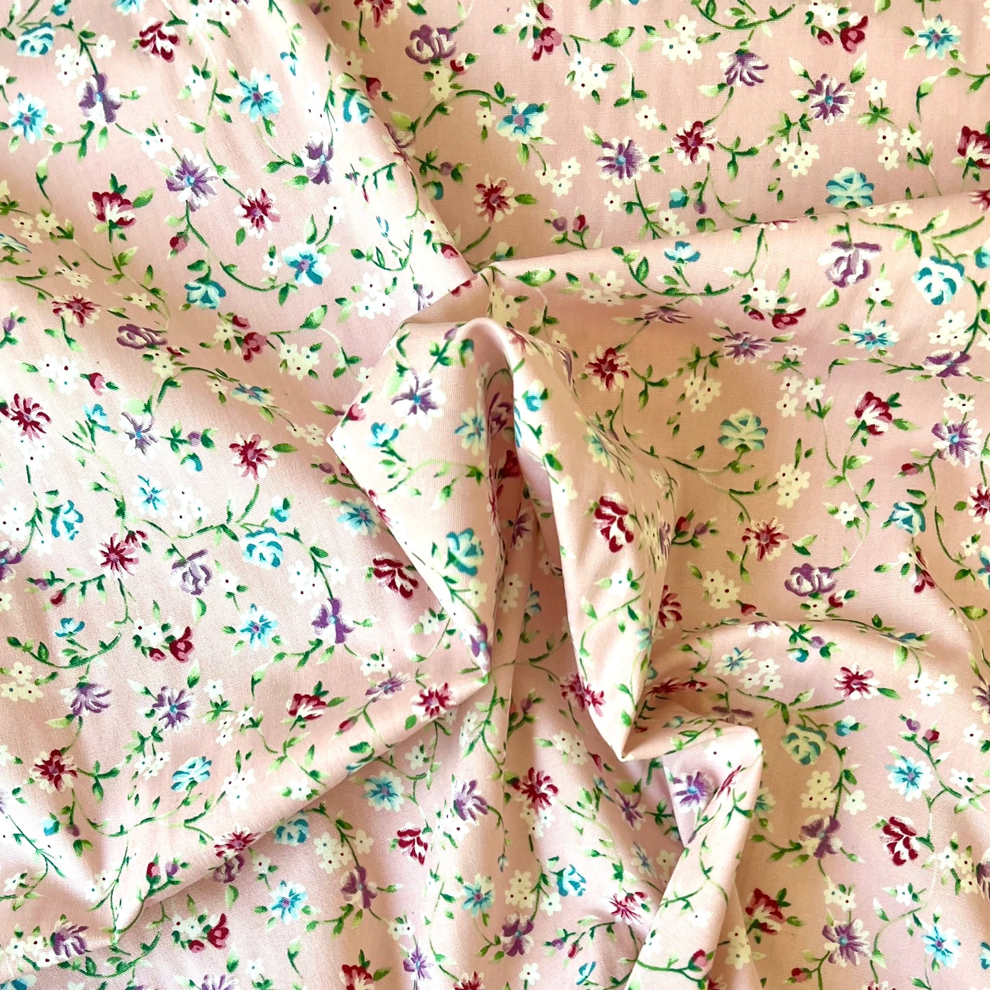 Emday Little Flower Print with Lycra - Half Yard