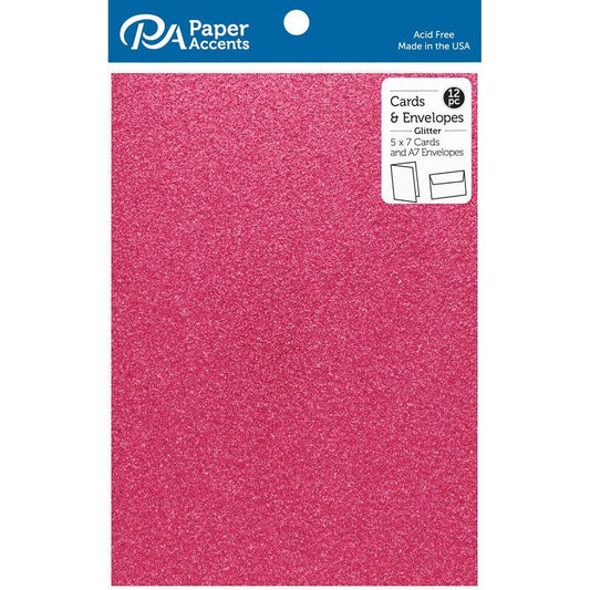 Glitter Blank Card and Envelope Sets - A7