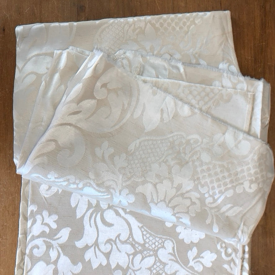 Mid Century Brocade Fabric - Vintage