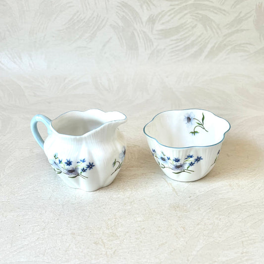 Shelly Blue Rock Vintage Bone China
