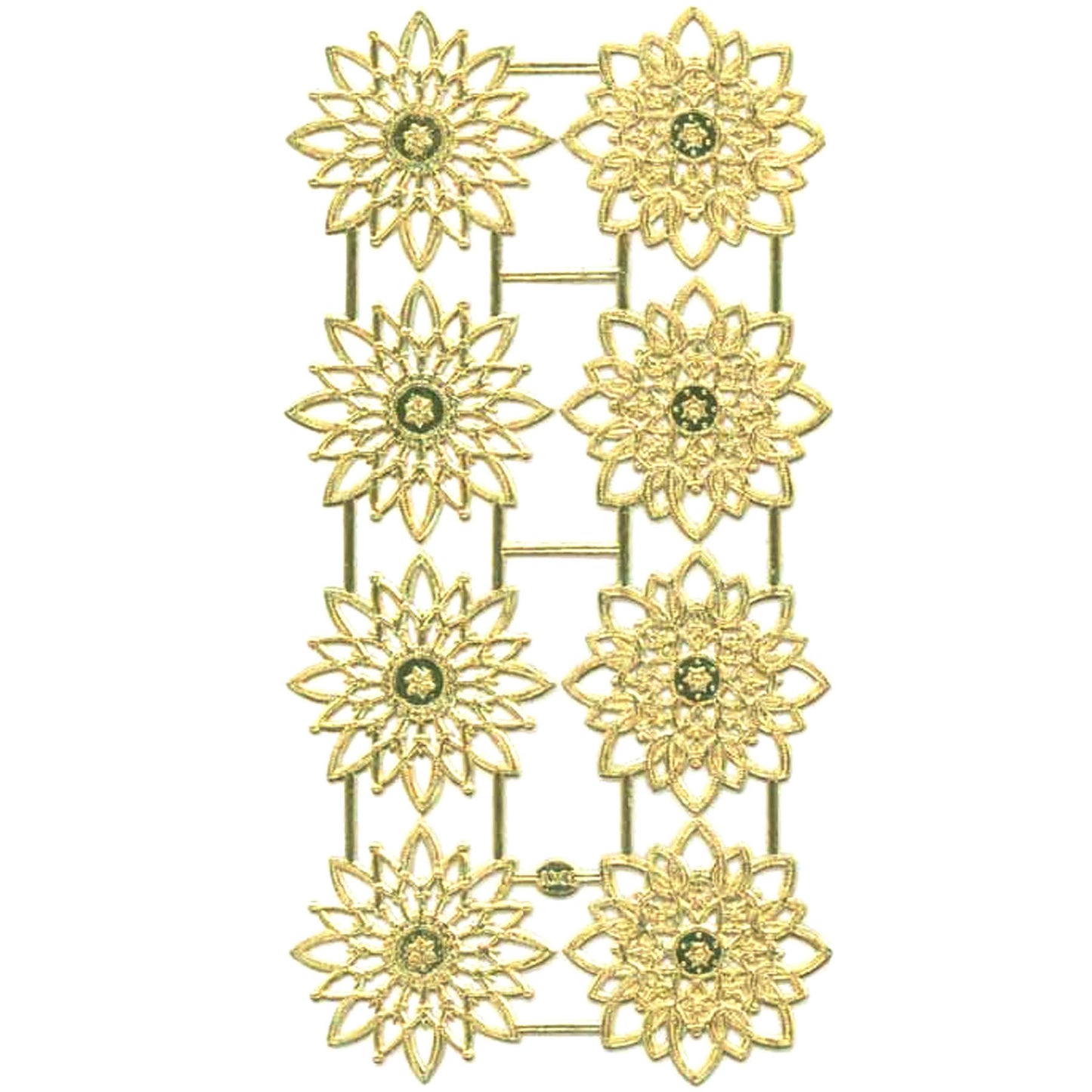 Snowflake Rosette, Dresden Trim