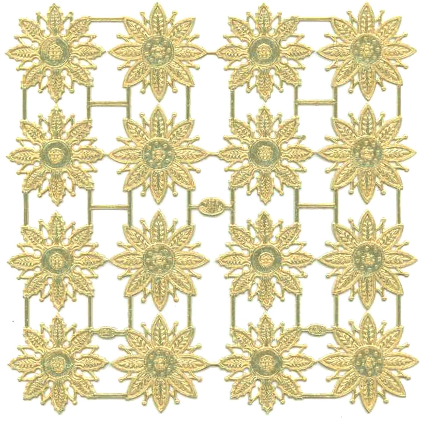 Snowflake Rosette, Dresden Trim
