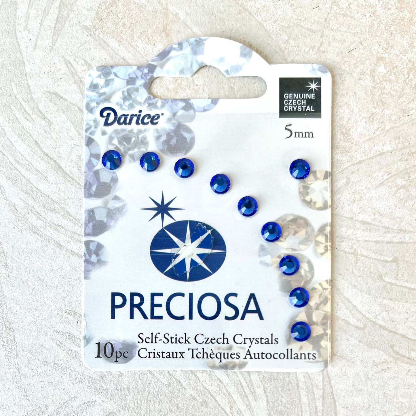 Preciosa 5mm Self-Stick Czech Crystals