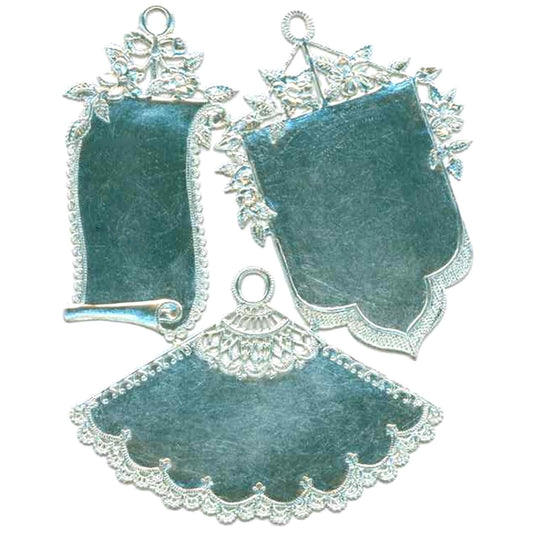 Elegant Embossed Gift Tags, Dresden Trim