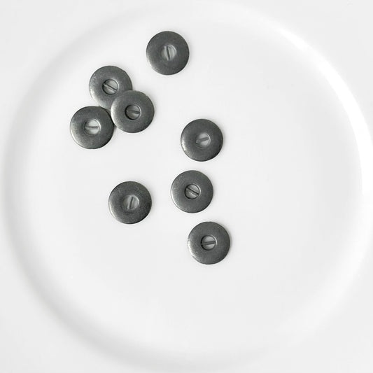 Plain Pantaloon Pewter 13MM - 15MM Buttons