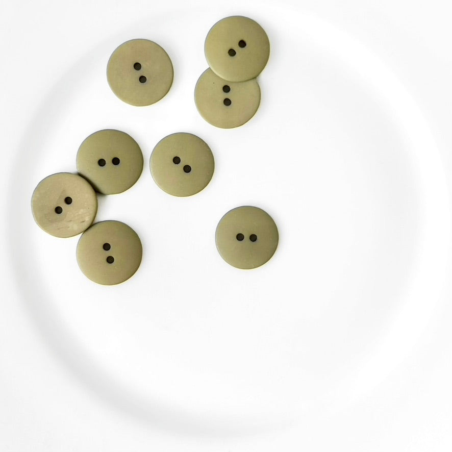 20MM 2 Hole Khaki Button