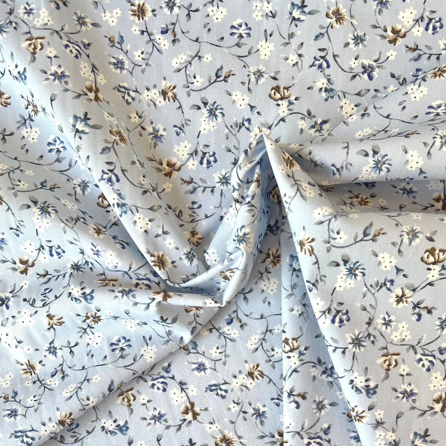 Emday Little Flower Print with Lycra - Half Yard