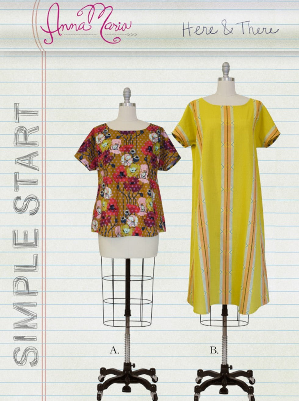 Anna Maria Simple Start Here & There Pattern