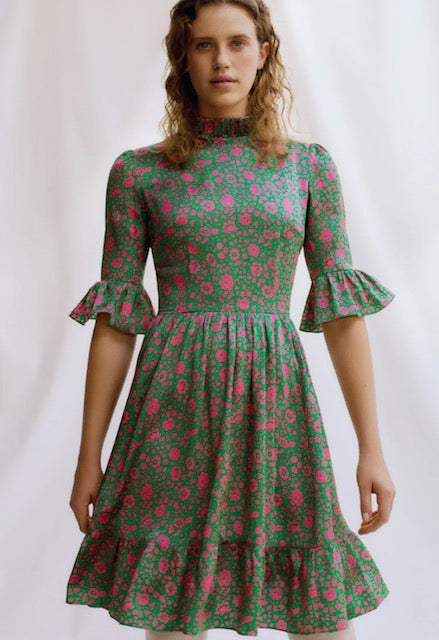 Alexa Frill Dress - by Liberty of London