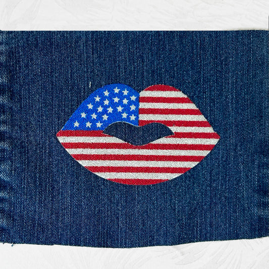 American_Flag_Lips_Caviar_Micro_Bead_Applique
