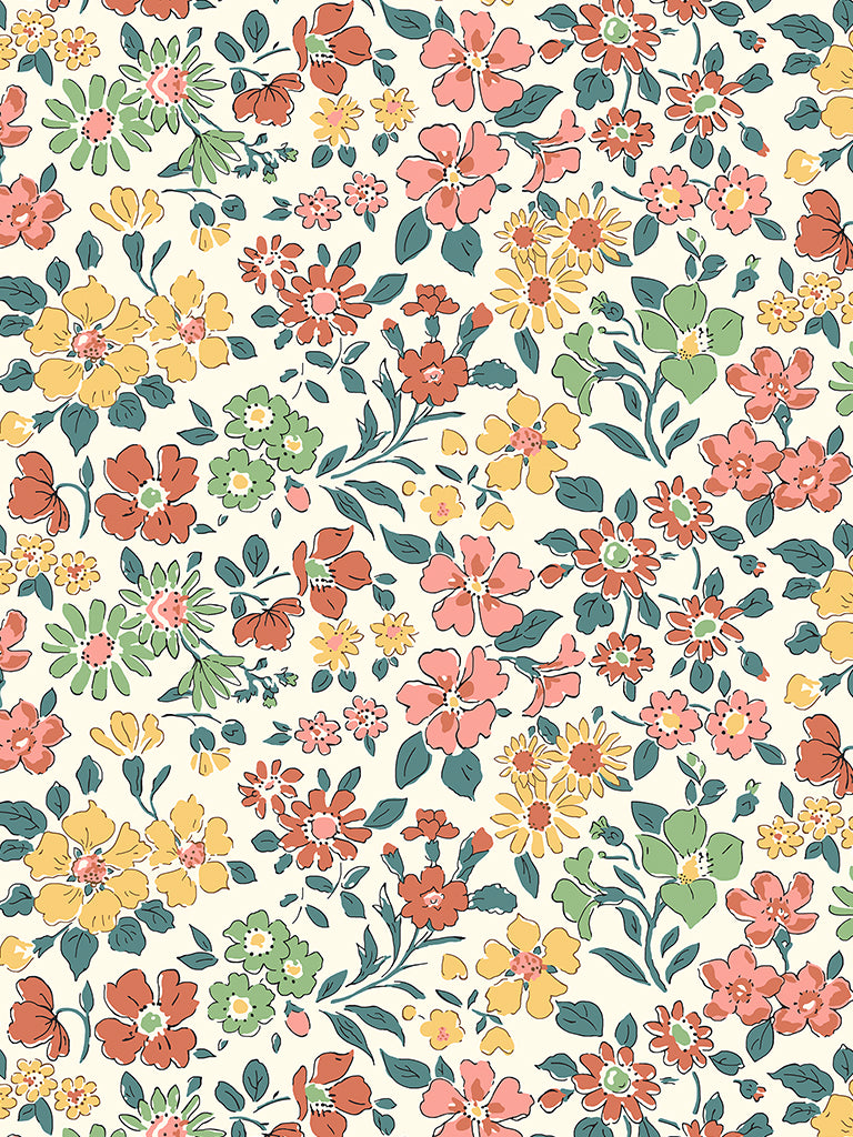 Annabella Multi Pastel - Liberty of London Cotton Tana Lawn - Half Yard