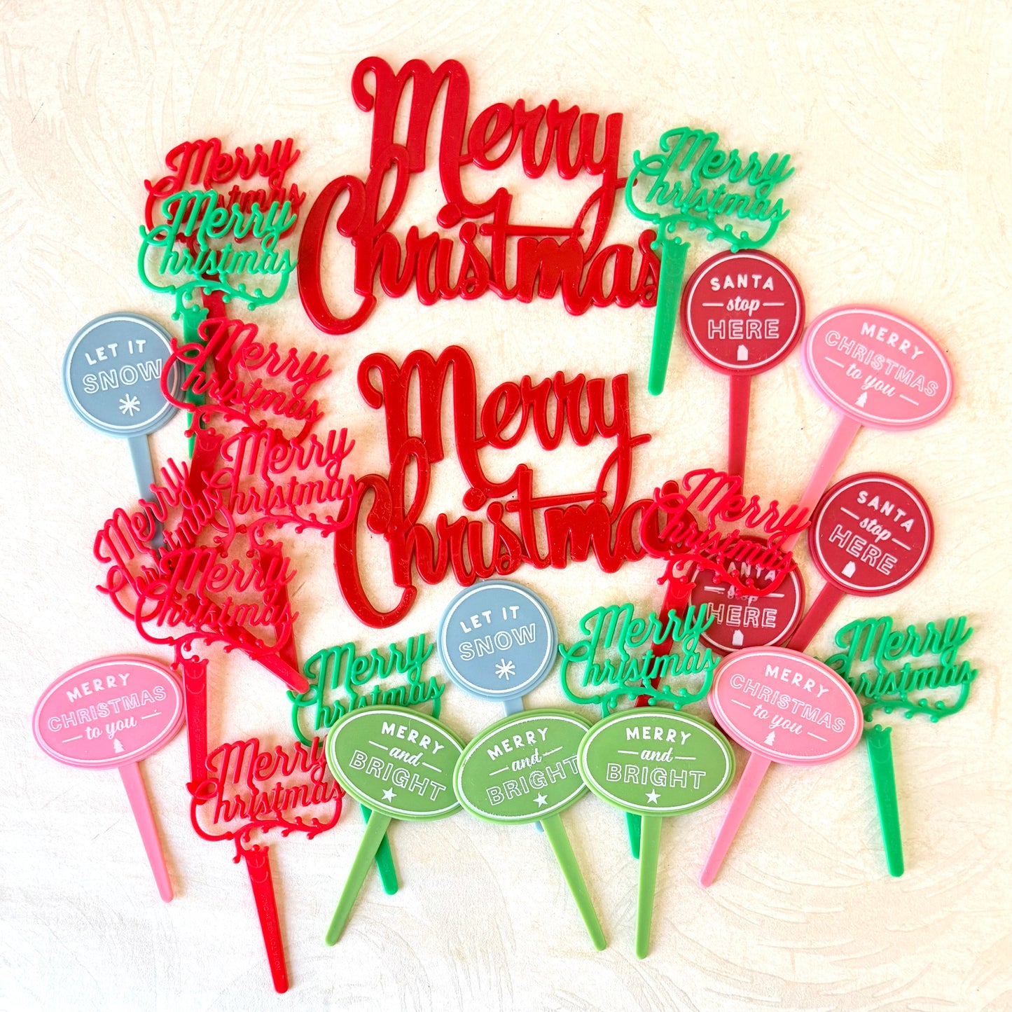 Christmas Greetings Picks Assortment