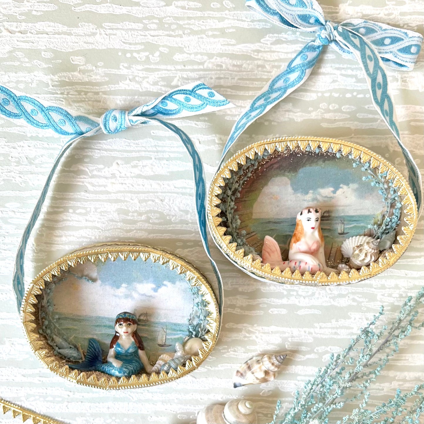 Mermaid's Cove - Shadow Box Ornament Kit