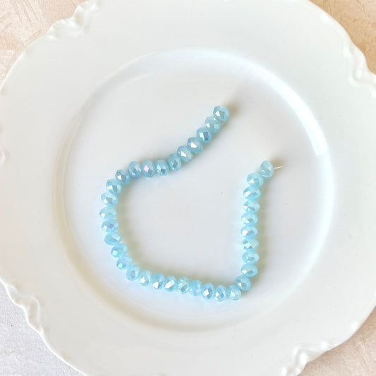 Crystal Rondelle Beads - 8MM