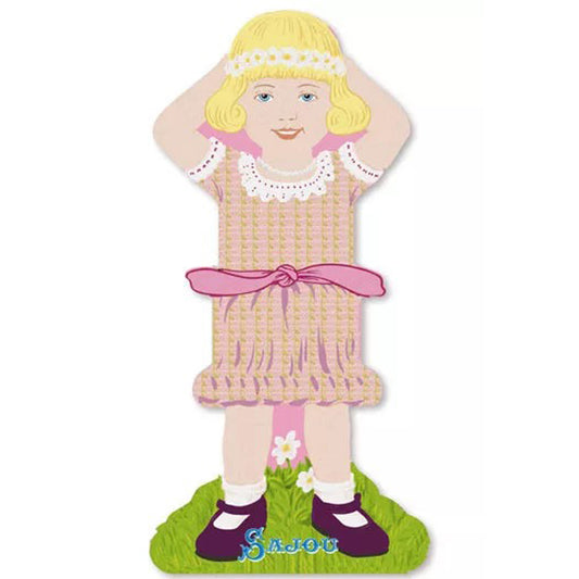 Storage Thread Ribbon Cards - Girls Family 1- Sajou France