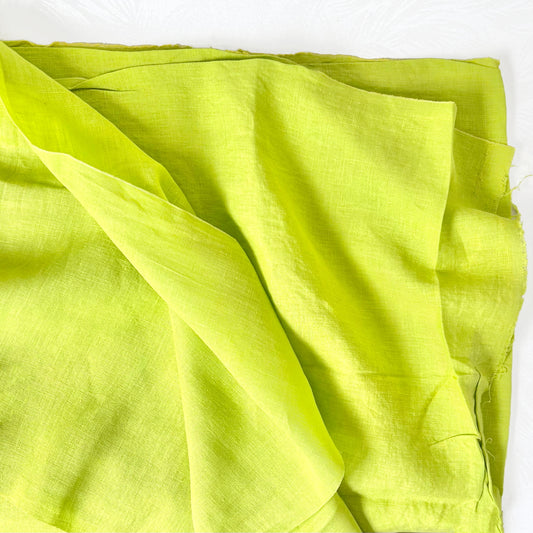 Bright_Green-Linen_Fabric
