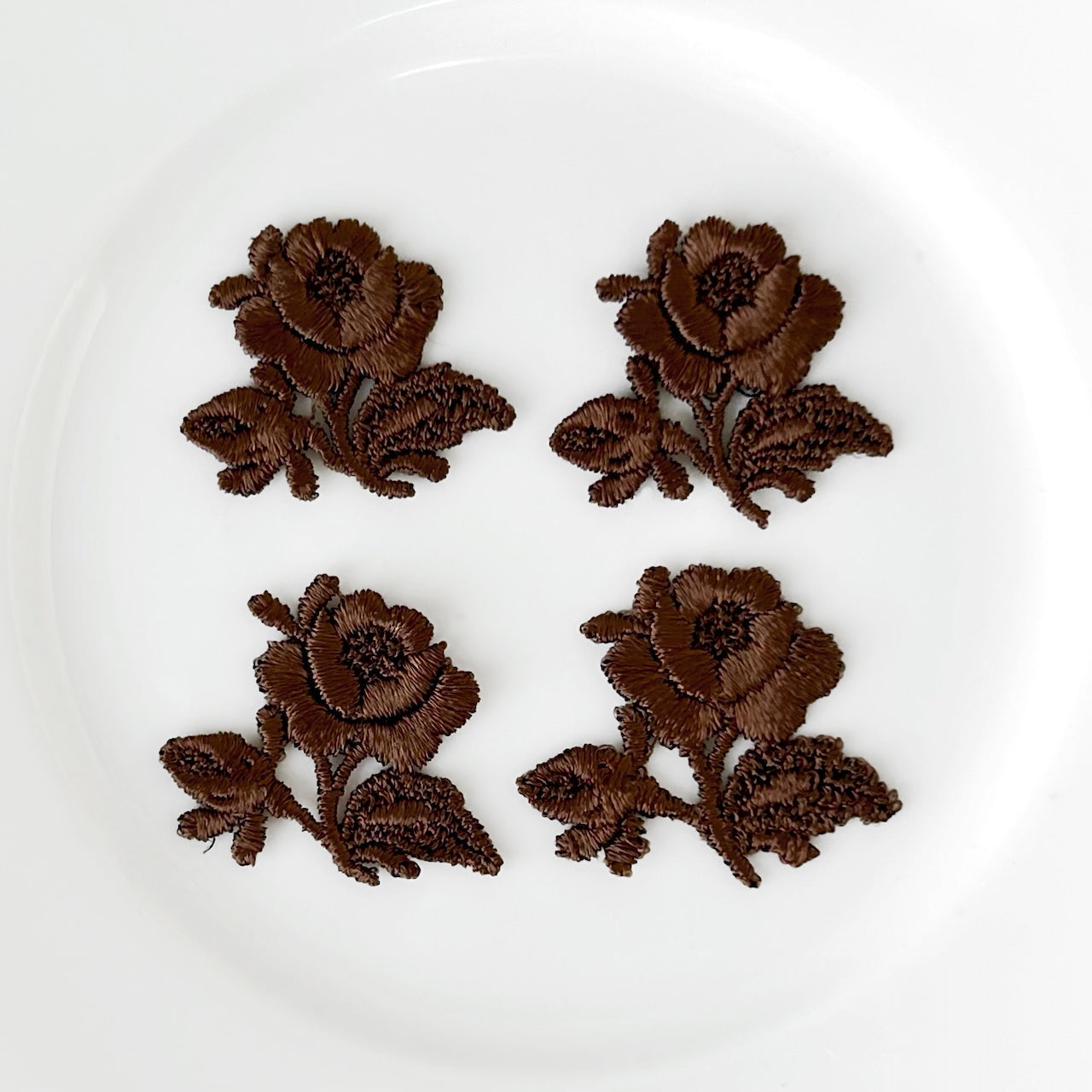 Brown_Lace_Flower_Applique