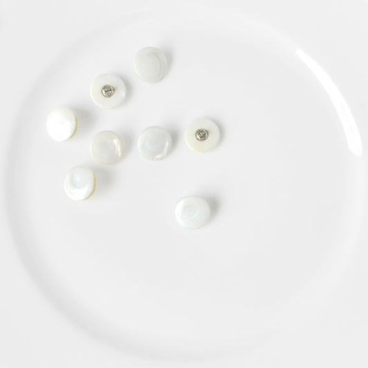11-13MM Mother of Pearl Shank Buttons - Vintage