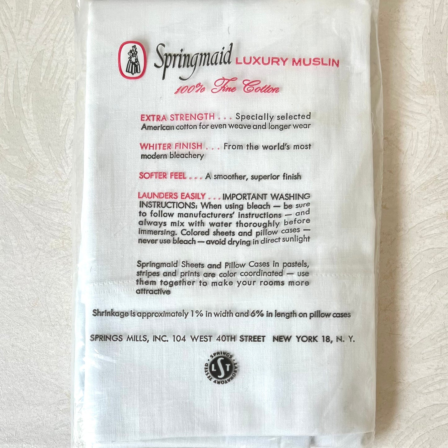 Vintage Springmaid Cotton Sheets and Pillowcases