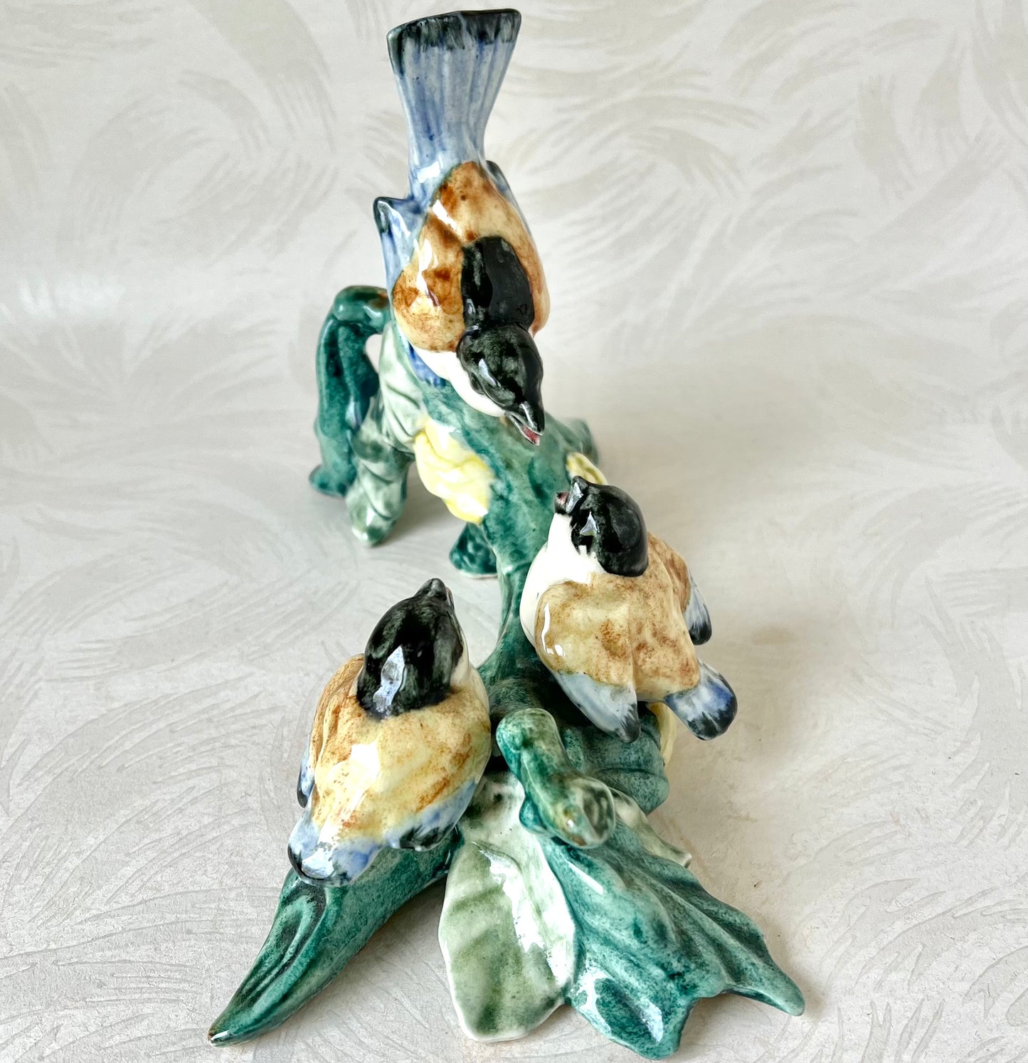 Stangl Triple Chickadees Figurine - Vintage