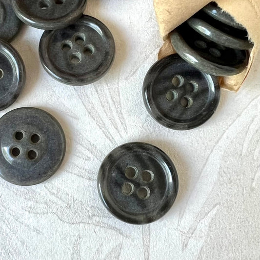Taupe Grey ¾" Vintage Button