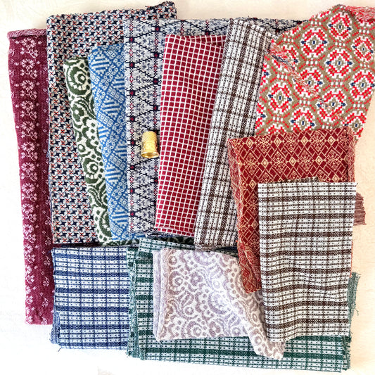 Vintage Knit Fabric Stack - 1970's