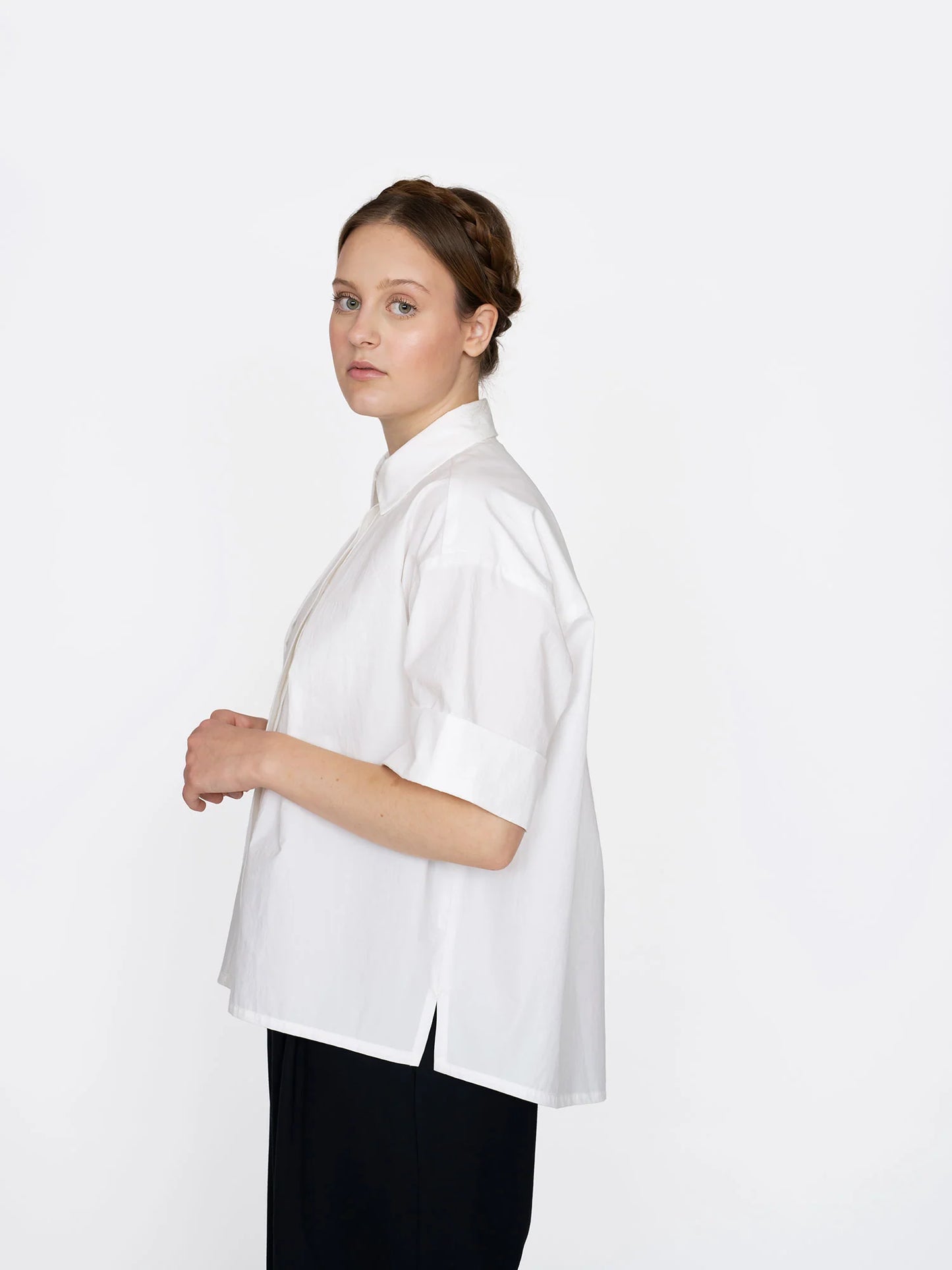 Front Pleat Shirt Pattern by The Assembly Line