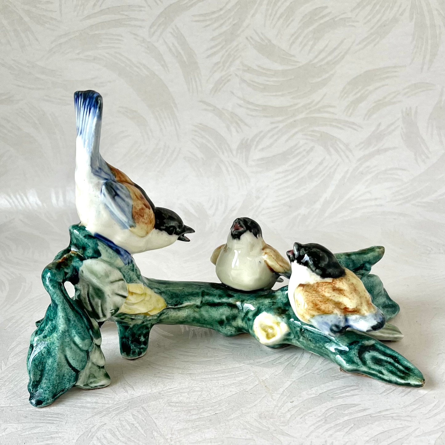 Stangl Triple Chickadees Figurine - Vintage