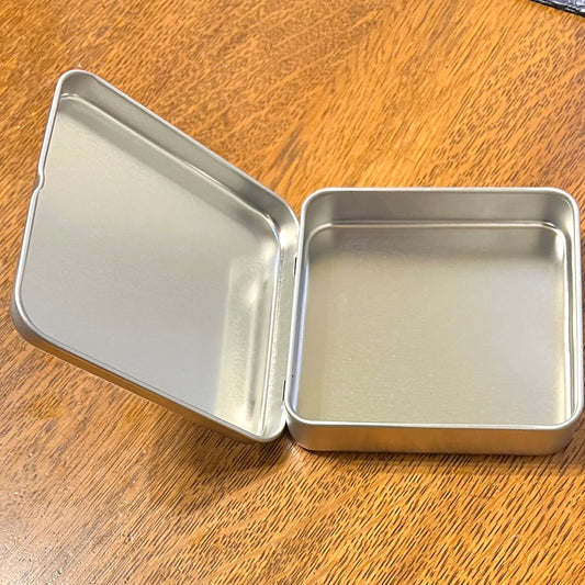 Square Hinged Tin