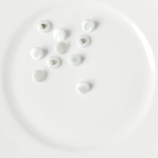 11-13MM Mother of Pearl Shank Buttons - Vintage