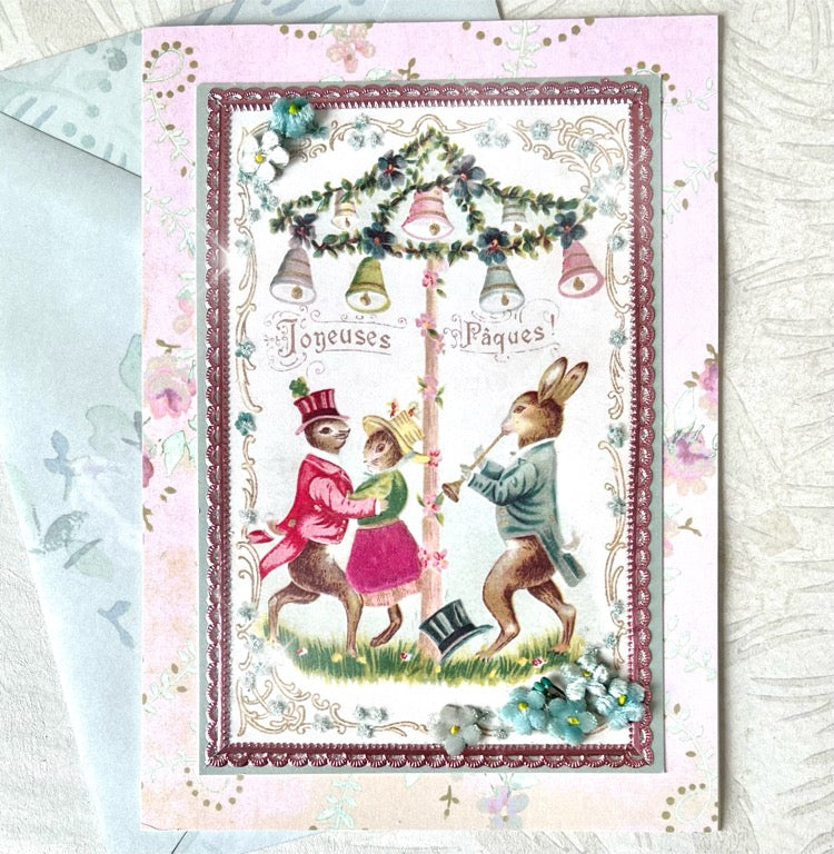 Joyeuses Paques! - Handmade Greeting Card