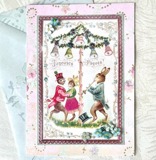 Joyeuses Paques! - Handmade Greeting Card
