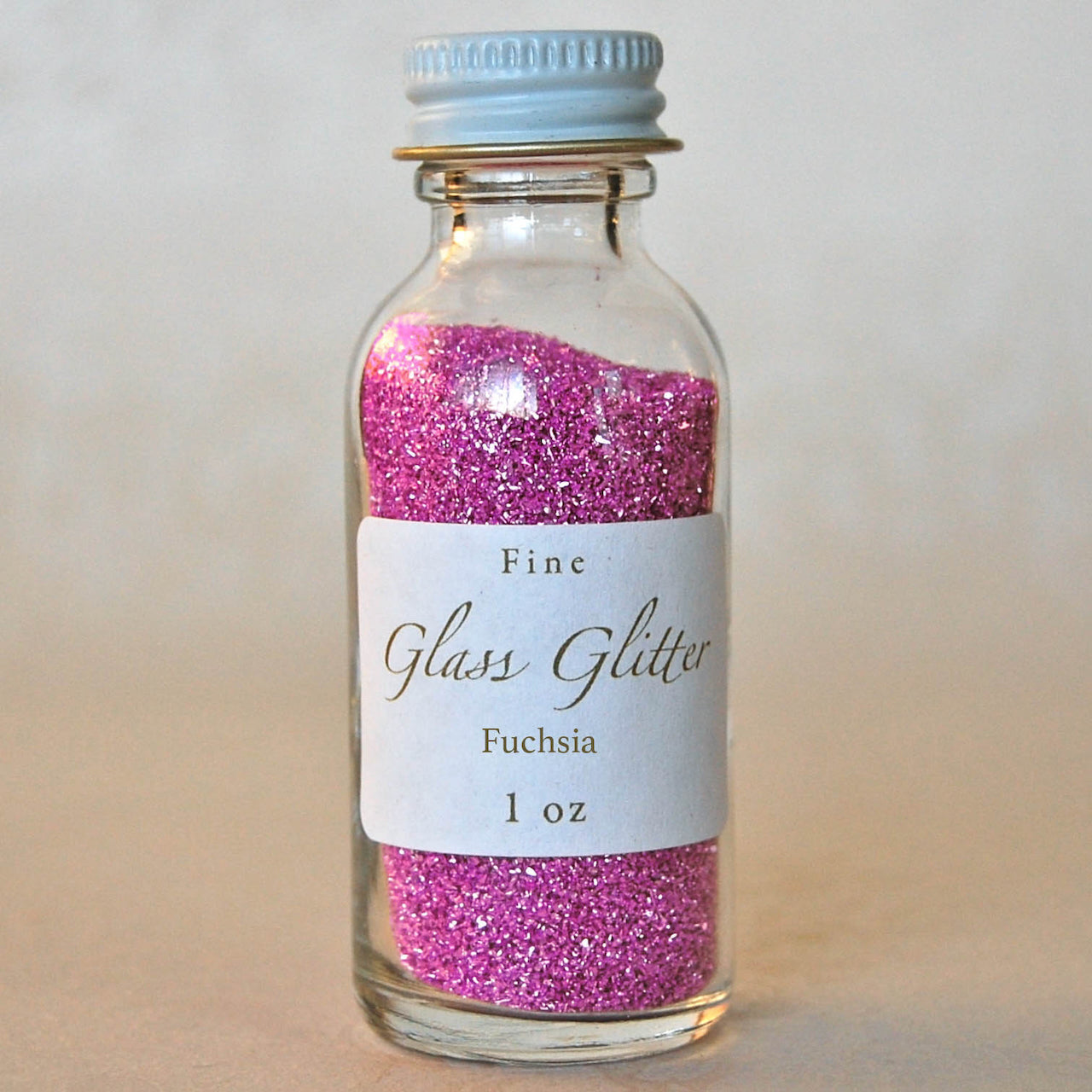 Fuchsia Glass Glitter