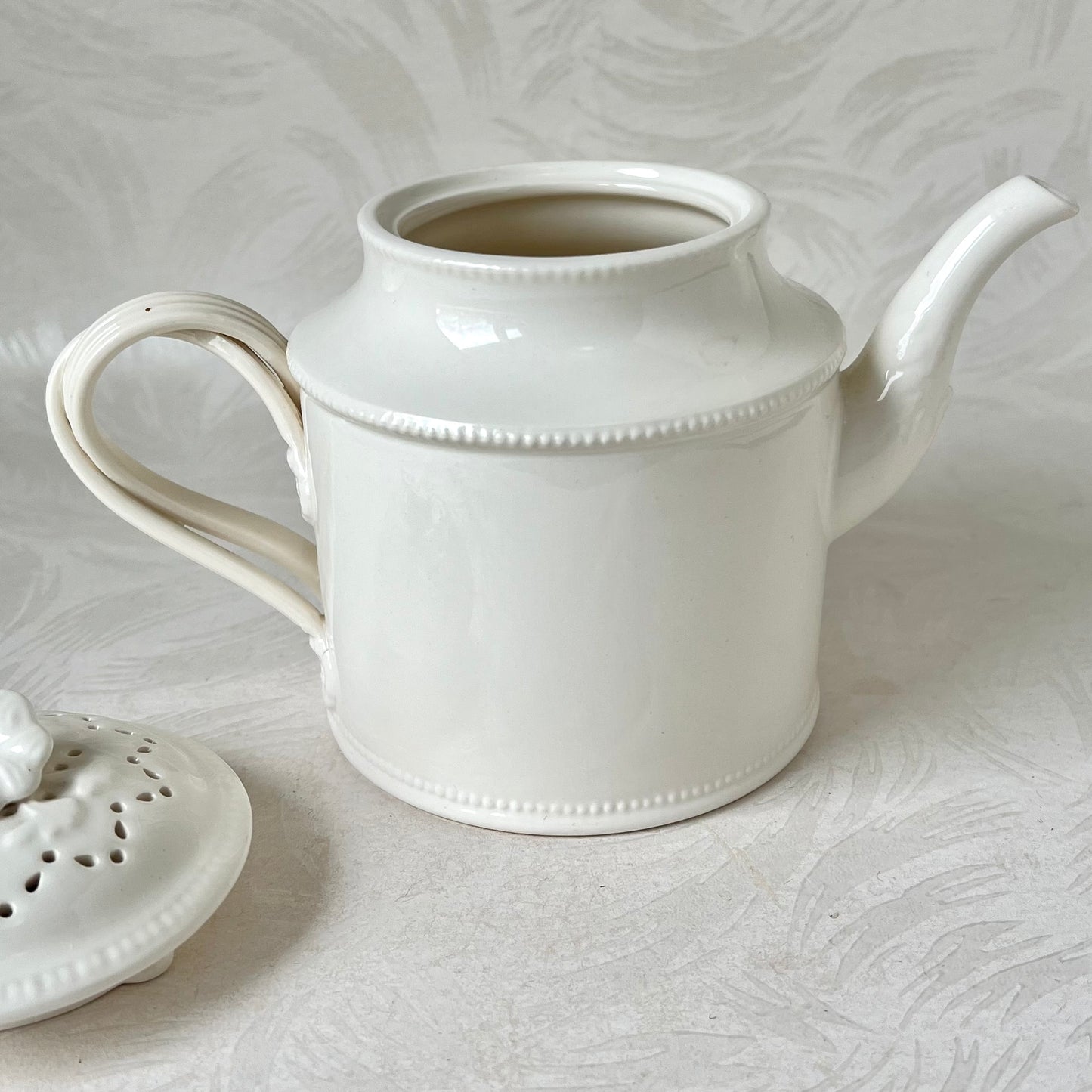 Teapot by Hartley Green & Co. Leeds Pottery - Vintage