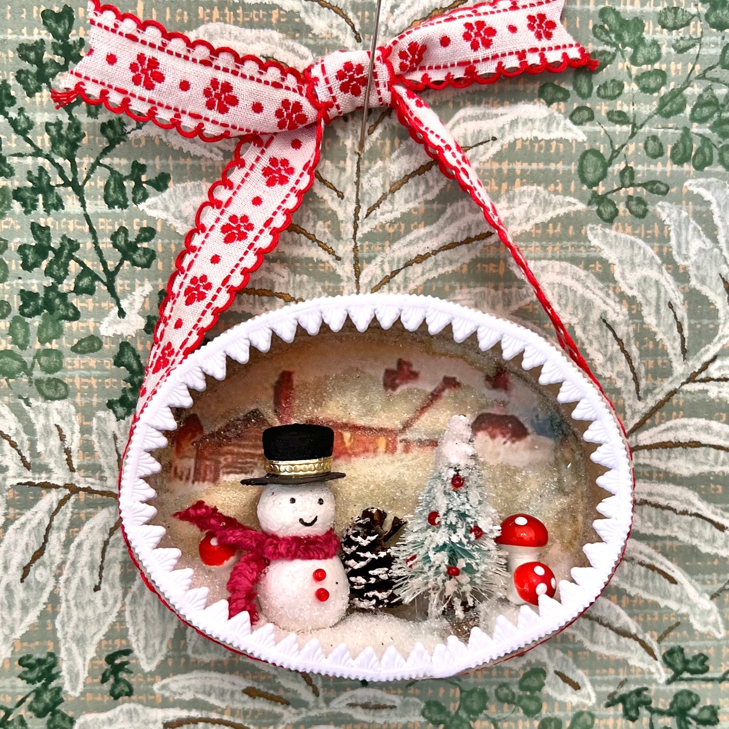 Mini Oval Winter Scene Diorama Ornament Workshop - November 22th 2025