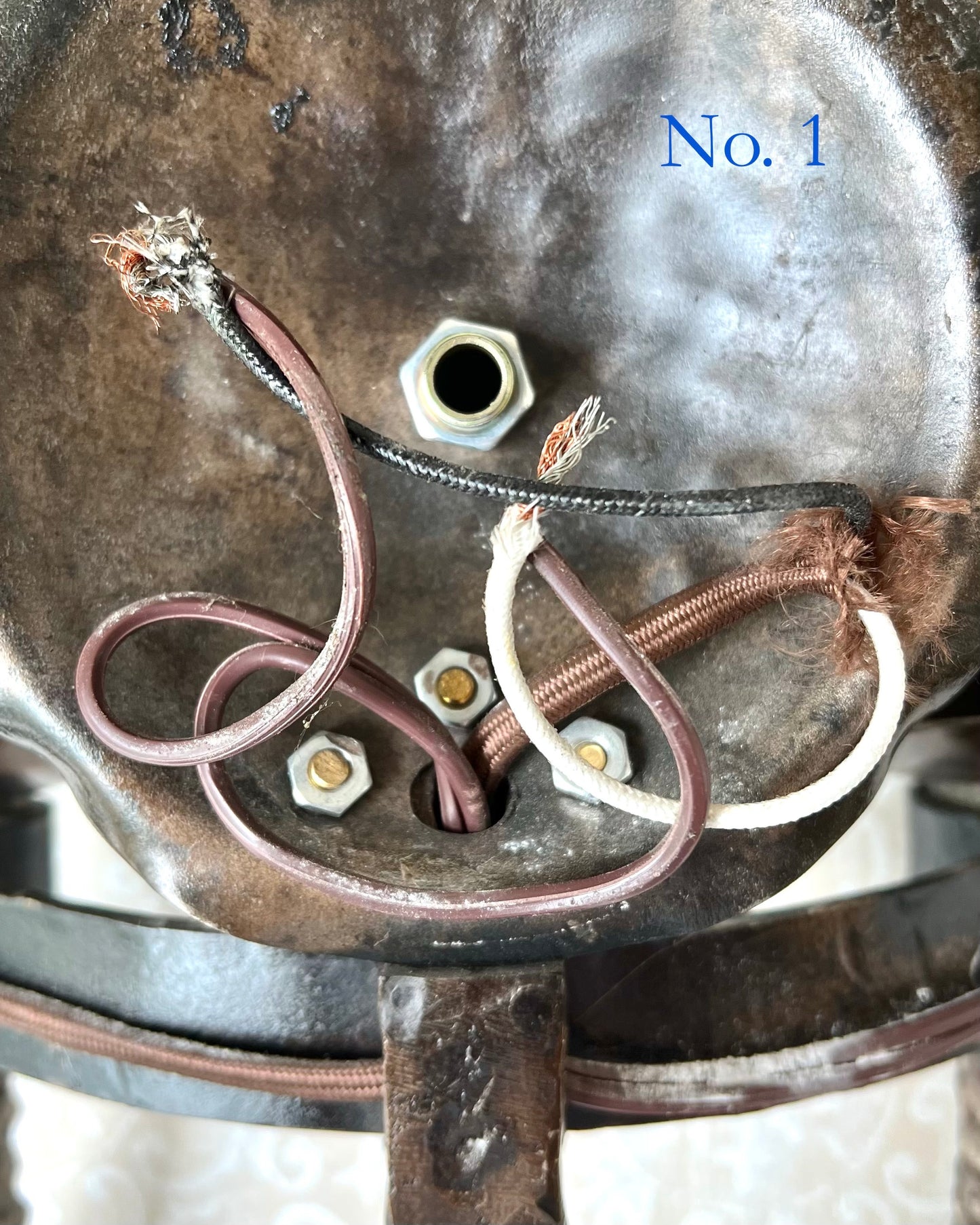 Bronze Metal Spanish Revival Sconce - Antique