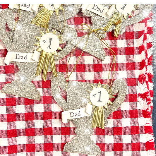 Trophy Dad Ornament