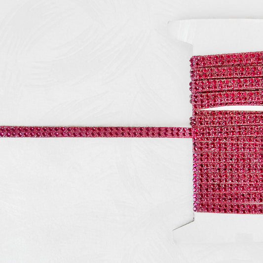 Iron on Rhinestone Ribbon