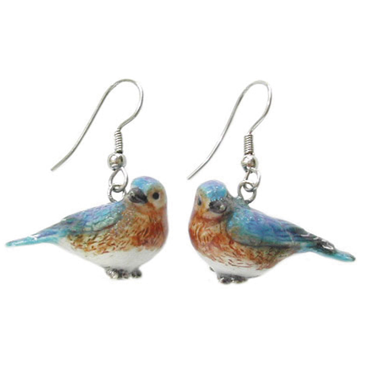 Blue Bird Earrings