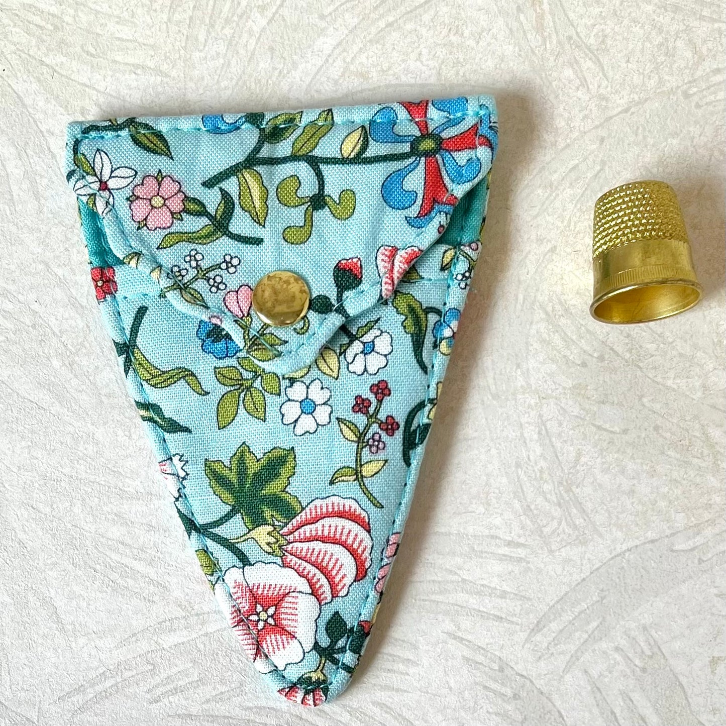 Embroidery Scissors in a Liberty Fabric Pouch