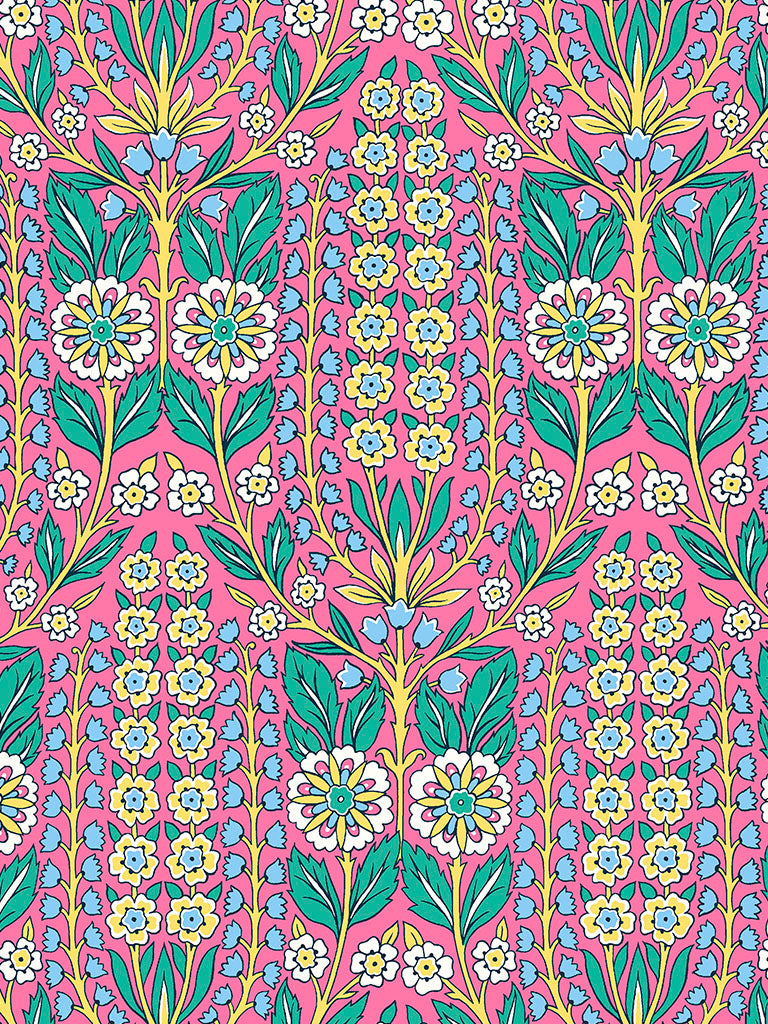 Lindsay Garden Pink - Liberty of London Cotton Tana Lawn - Half Yard