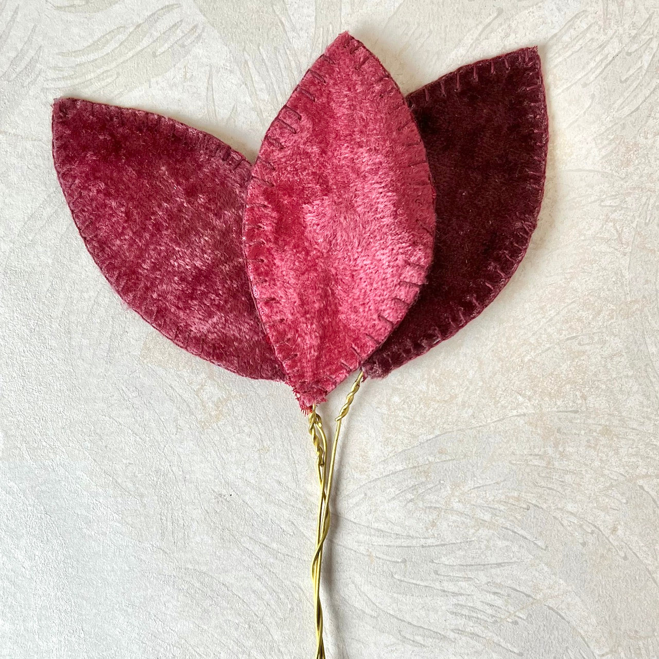 Velvet Leaves on Wire